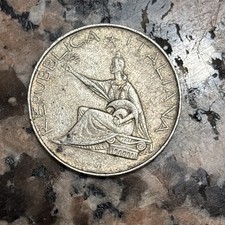 Moneta argento 500 lire - argento,