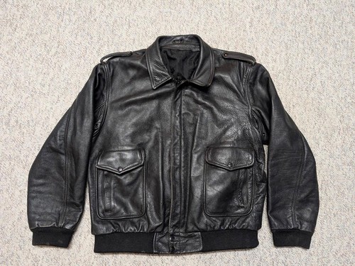 Giacca pelle vintage flight - giacca,