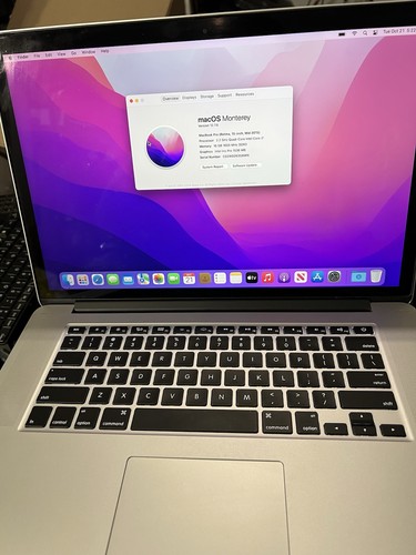 Apple macbook pro 256gb - pro, 15.4"