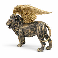 Statua decorativa Leone con