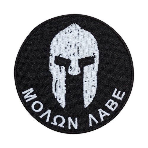 Patchion molon labe - molon, elmo