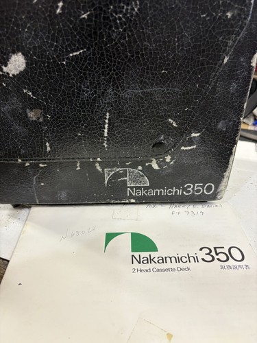 Cassette deck nakamichi 350 - cassette,