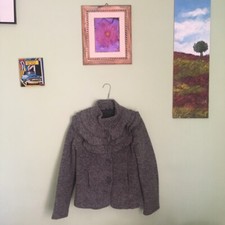 Giacca In Lana Cotta M