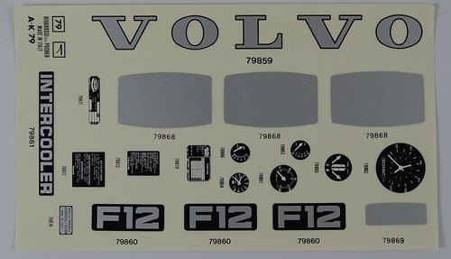 Kit adesivi pocher k79 - 1:8,