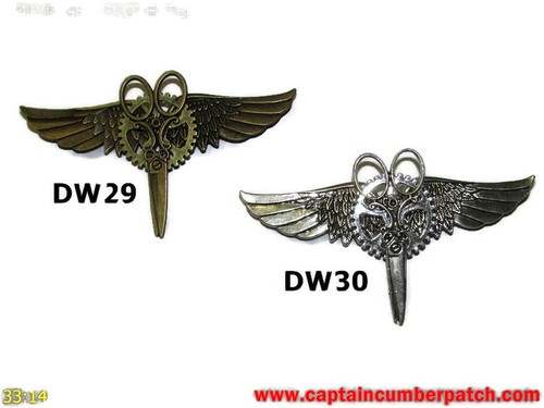 Spilla steampunk distintivo - steampunk,