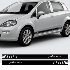 fasce FIAT PUNTO strisce laterali ADESIVO fiancate grande per auto scritta Punto