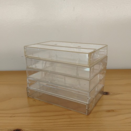 Clear plastic jewel audio - clear,