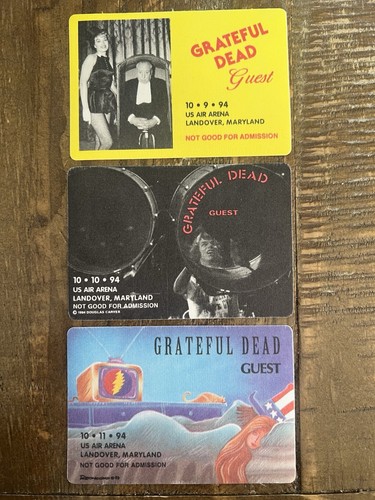 Grateful dead backstage pass - grateful,