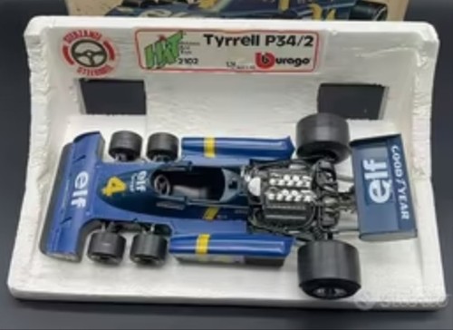 Tyrrel p34 bburago 14 - tyrrel, 1/14
