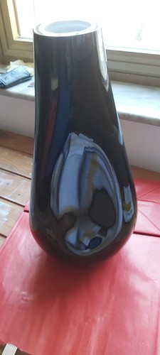 Vaso vetro murano nero - in,