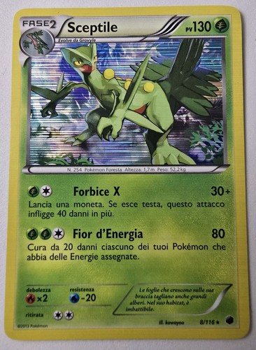 Pokemon sceptile rara - sceptile, holo