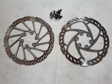 2 DISCO FRENO BICI UNIVERSALE 160 MM MTB ELETTRICA CITY BIKE CORSA FSA/TEKTRO