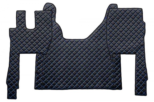 Tappetini eco pelle - blu, e
