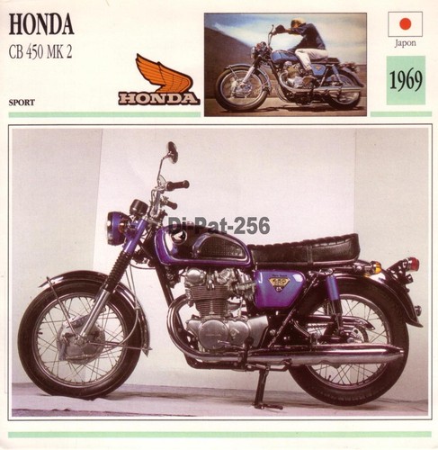 Fiche moto honda 450 twin - 450,