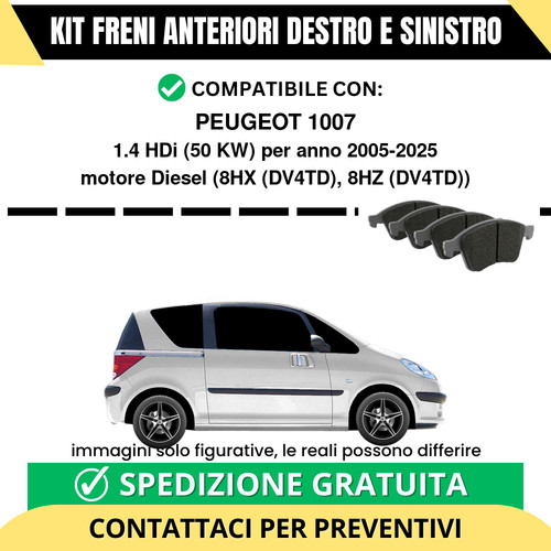 Pastiglie freno anteriori per - pastiglie,