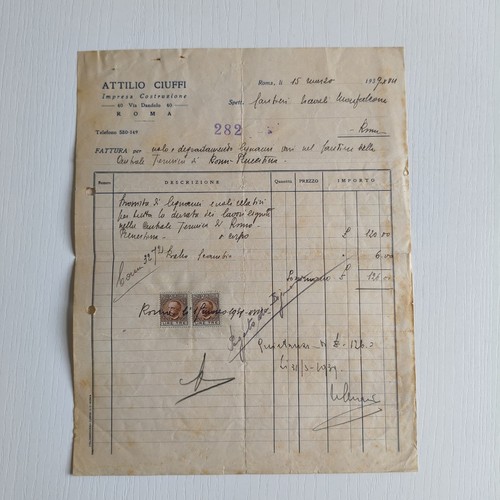 1939 attilio ciuffi impresa - attilio,