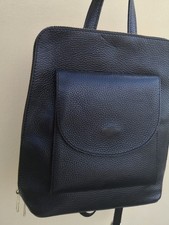 Zainetto Vera Pelle  da lavoro o ufficio Made in Italy nero