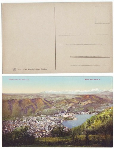 Como vista brunate anni 30 - vista, da