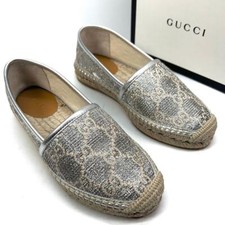 GUCCI Espadrillas GG Silver