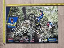 ADAM RAGA SHERCO 300 ST FACTORY SIGNED POSTER TRIAL GP TONI BOU AIROH VERTEX