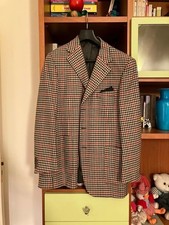 GIACCA DA UOMO BELVEST PIED DE POULE MONOPETTO LANA CASHMERE BLAZER ELEGANTE XL