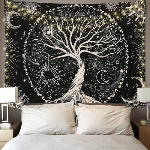 Arazzo albero della vita luna - arazzo,