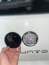 FREGIO STEMMA EMBLEMA SIGLA FIAT NERO (senza Adesivo)