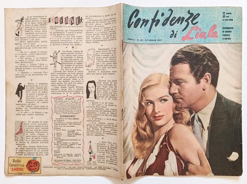 Rivista settimanale confidenze - rivista,
