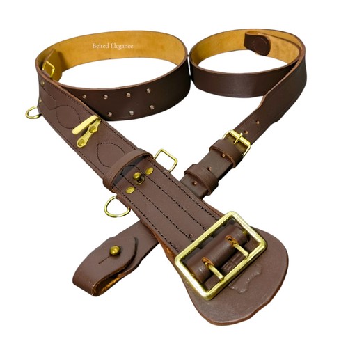 Bown leather sam browne belt - bown,