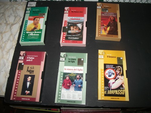 Lotto vhs film cassetta - in,