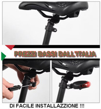 Luce posteriore per bici a led