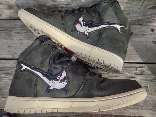 Nike oski shark dunk high - shark,