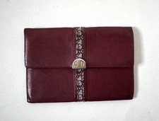 Petite pochette en cuir logo