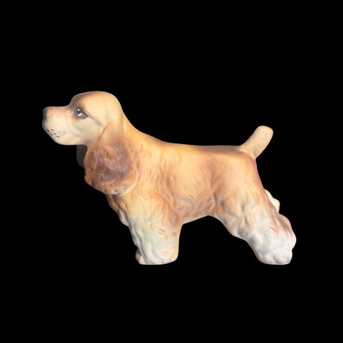 Vtg golden cocker - spaniel, dog