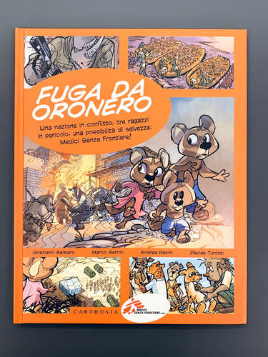 Fuga oronero libro - fuga, fumetto