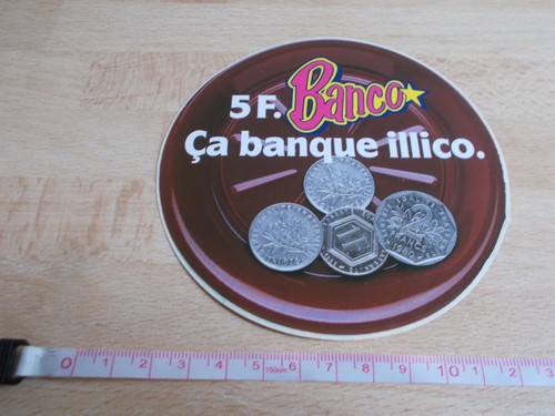 Adesivo gioco banco - adesivo,