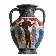 Antica anfora minoica greca