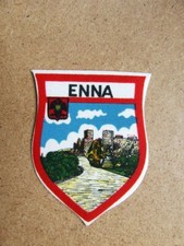 ENNA SOUVENIR 2 pezzi SCUDETTO BANDIERA TOPPA SICILIA PATCHS