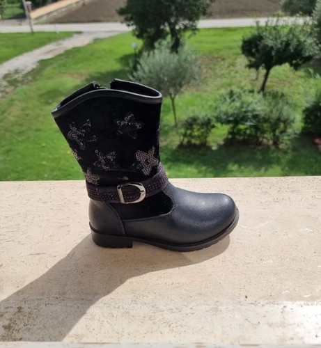 Stivale asso bambina nero - asso, n