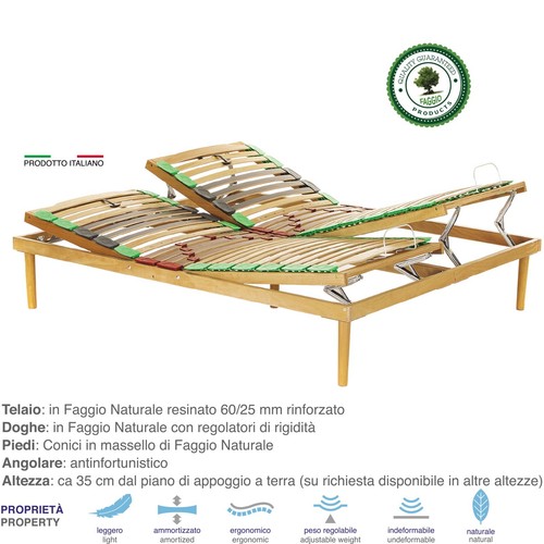 Rete faggio con alzata - rete,