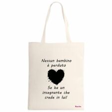 borsa poliestere 34x39 scritta