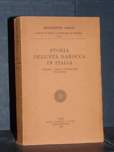 Benedetto croce storia - -,