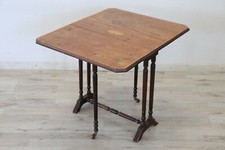 tavolino antico a bandelle da