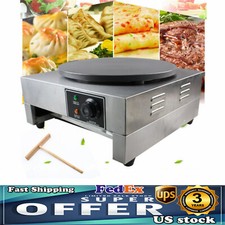 Crepiera/Pancake Cucina Elettrica Commerciale 1,5KWCommercial Antiaderente 16"