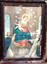 ANTICO QUADRO DELLA  MADONNA DEL ROSARIO PRIMI 900