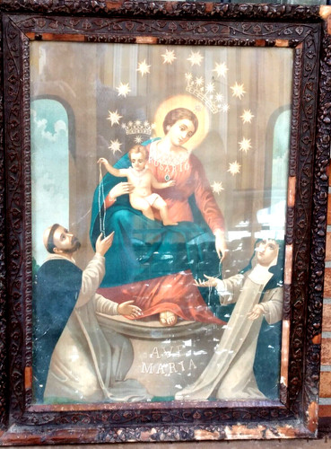 Antico quadro della madonna - antico,