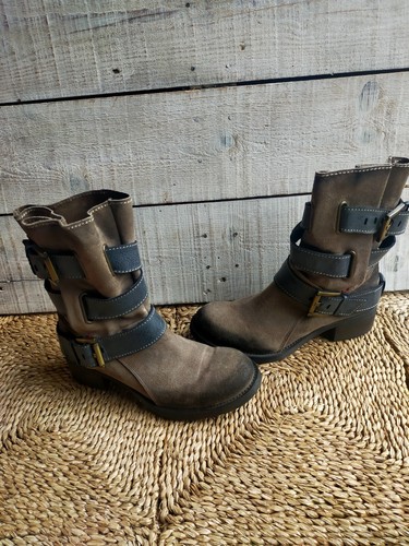 Bottines khrio nubuck - nubuck, taupe