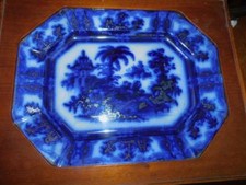 ANTICO PIATTO KYBER BLU FLUSSO