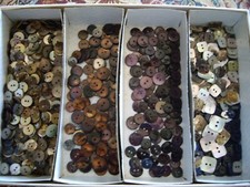 Lotto bottoni in madreperla