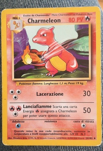 Pokemon charmeleon set - charmeleon, base